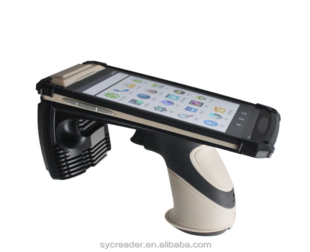 Android 6.0 UHF Handheld Scanner System UHF RFID Handheld 1D 2D Barcode Scanners