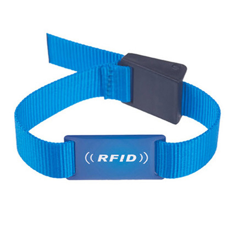Διαθέσιμο RFID Smart Nylon Wristband για πληρωμή ή έλεγχο πρόσβασης