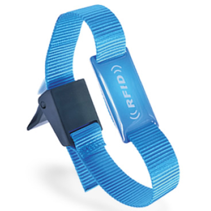 Διαθέσιμο RFID Smart Nylon Wristband για πληρωμή ή έλεγχο πρόσβασης