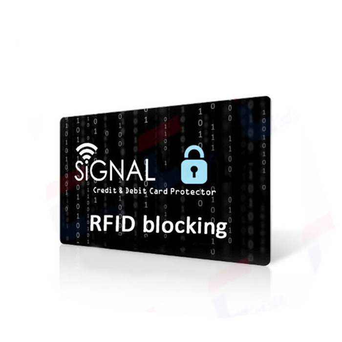 जानकारी सुरक्षा क्रेडिट कार्ड धारक RFID अवरुद्ध
