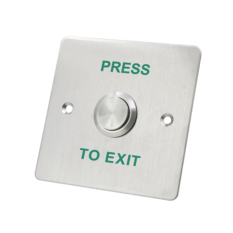IP67 High Waterproof Outdoor 22MM Stainless Steel Big Press Push To Exit Button For waterproof door access control system
