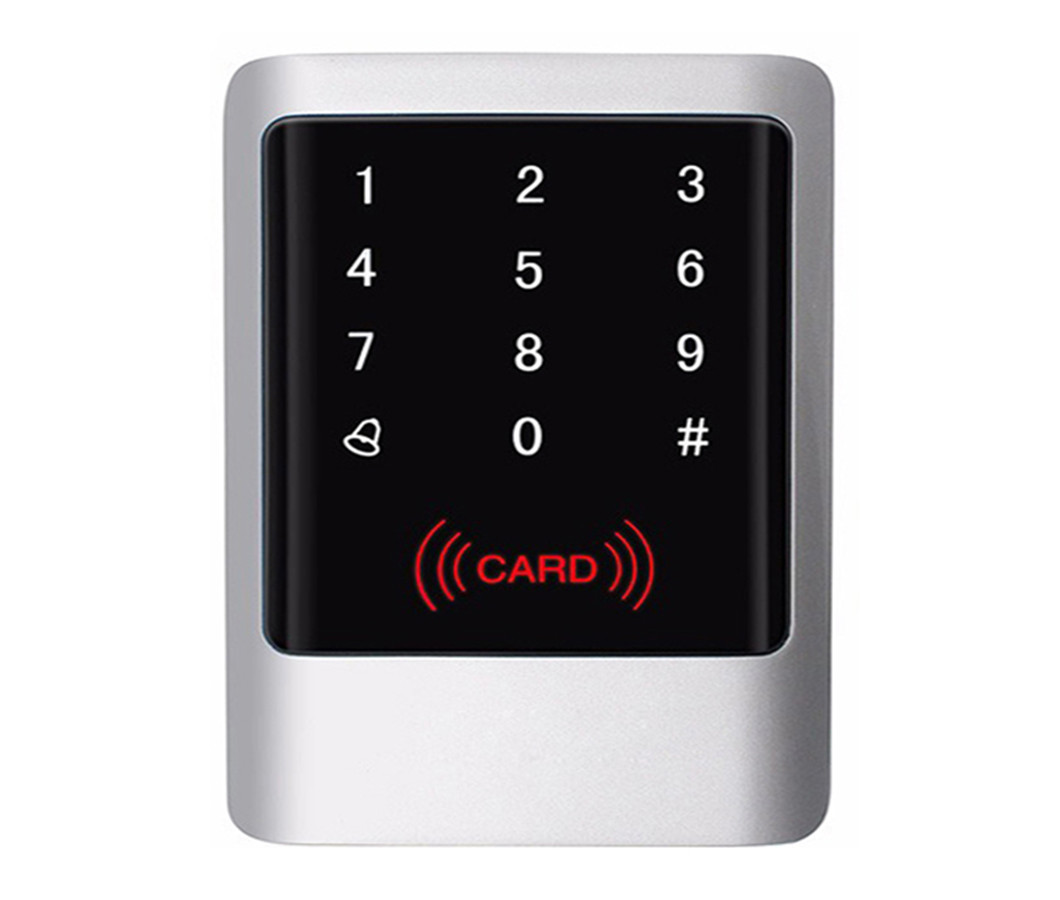 Controlador de acesso RFID com display de toque de metal IP68