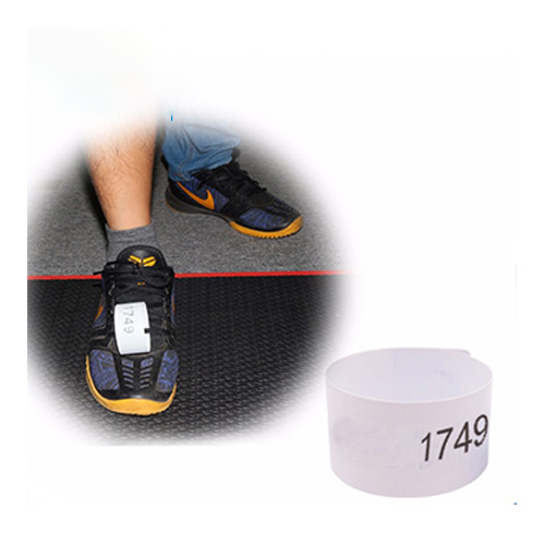 ISO 18000-6C UHF Marathon Race Timing Racing RFID Shoe Tags For Runners
