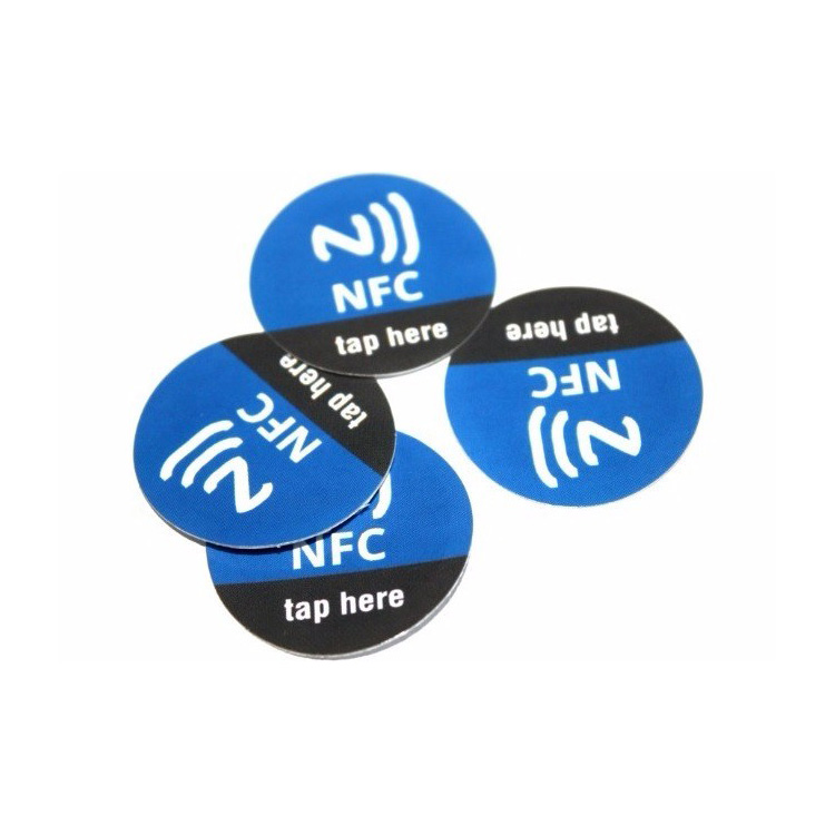 Logo Printed RFID Paper Tags 13.56MHz RFID NFC Tag Sticker