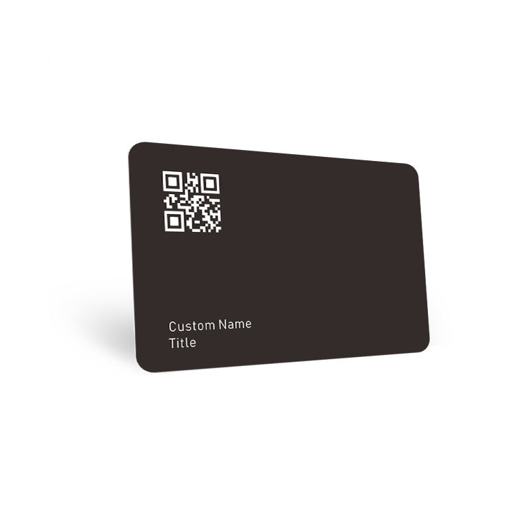 Matte Black NFC NTAG 215 NTAG 216 Digital Smart Business Card Social Media Card