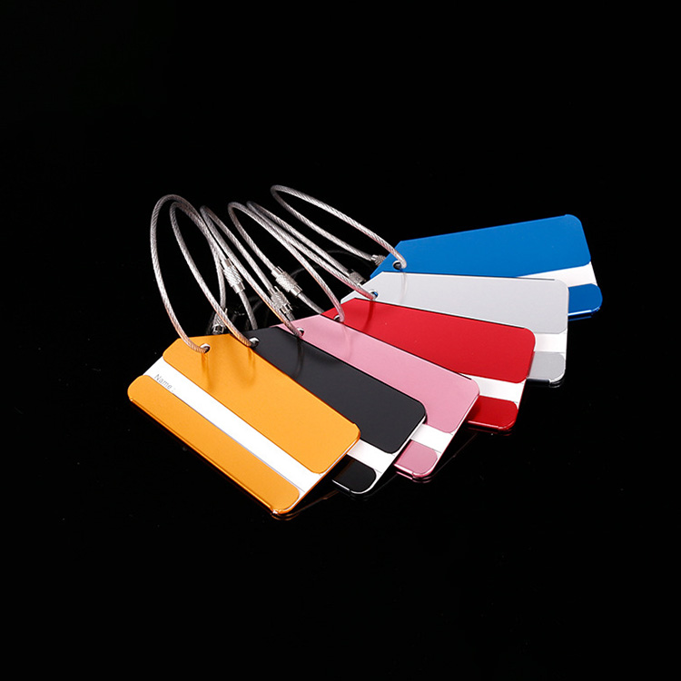 Multi-color Bag Tag Aluminium Professional sarcina Tags