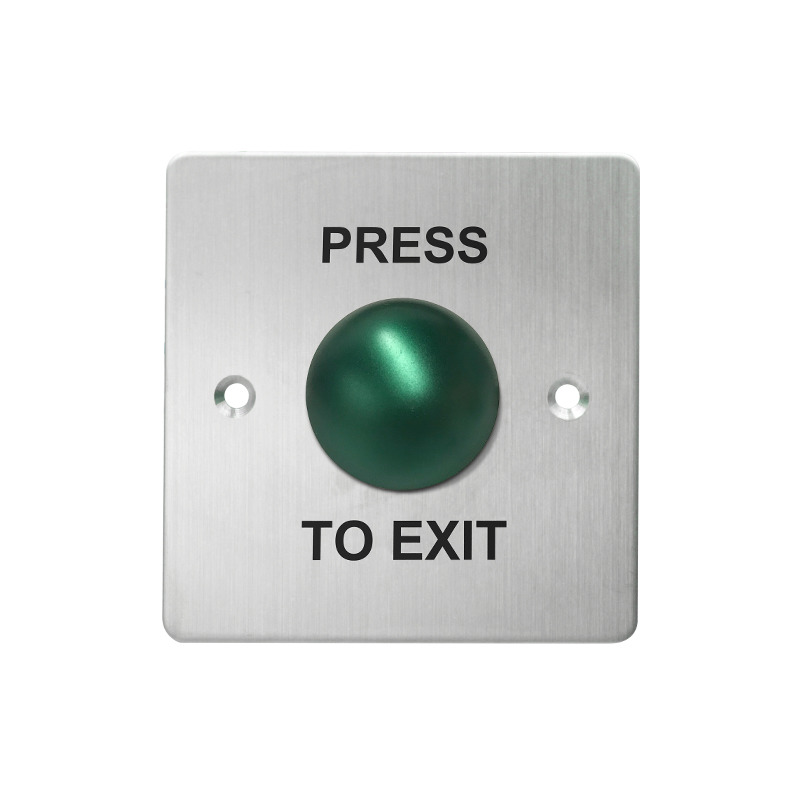 mushroom exit button na may IP65 waterproof push to exit laser OEM logo