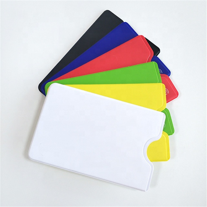 New Style PVC Blocking Card Holder Optional Color Trading Photo Card Sleeve