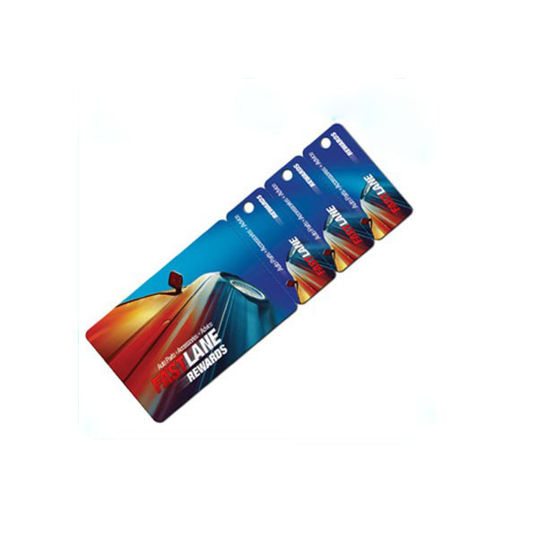 穴のある1枚のプラスチックPvc標準カード+3コンボキータグカード