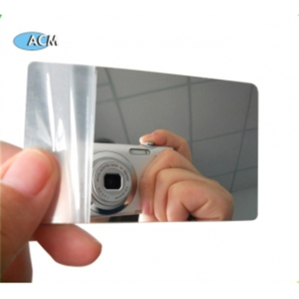 plastic mirror business cards