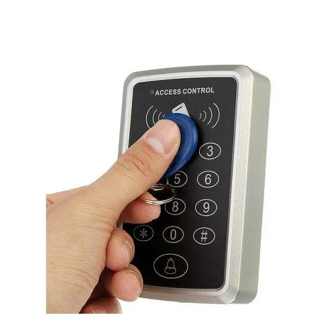 Пластмасова самостоятелна клавиатура Интелигентна система за сигурност за контрол на достъпа Rfid карта Контролер за достъп до входна врата