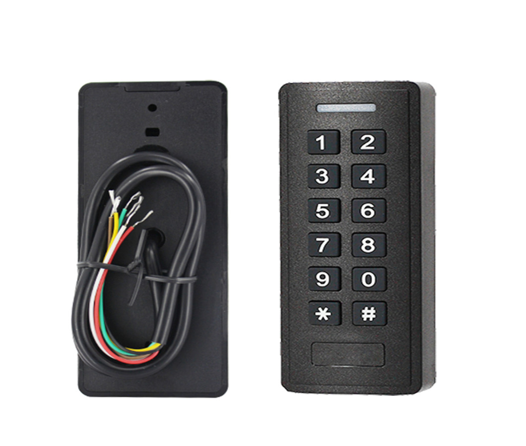 Sistema de puerta de control de acceso RFID con teclado