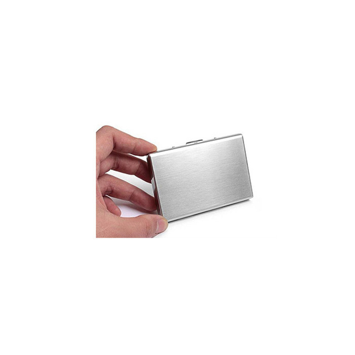 Udskrivbare metal-id-kortholdere Holdere til blokering af rustfrit stål