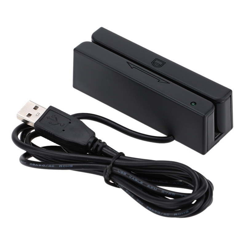 ເຄື່ອງອ່ານບັດ Stripe ສະນະແມ່ເຫຼັກທີ່ມີ RS232 USB