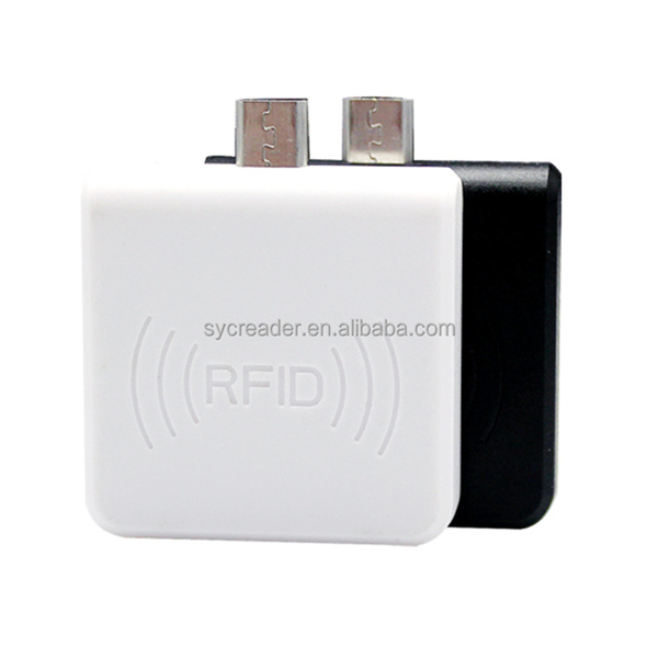 एन्ड्रोइड फोनको लागि R65C 13.56mhz माइक्रो USB RFID स्मार्ट कार्ड रिडर