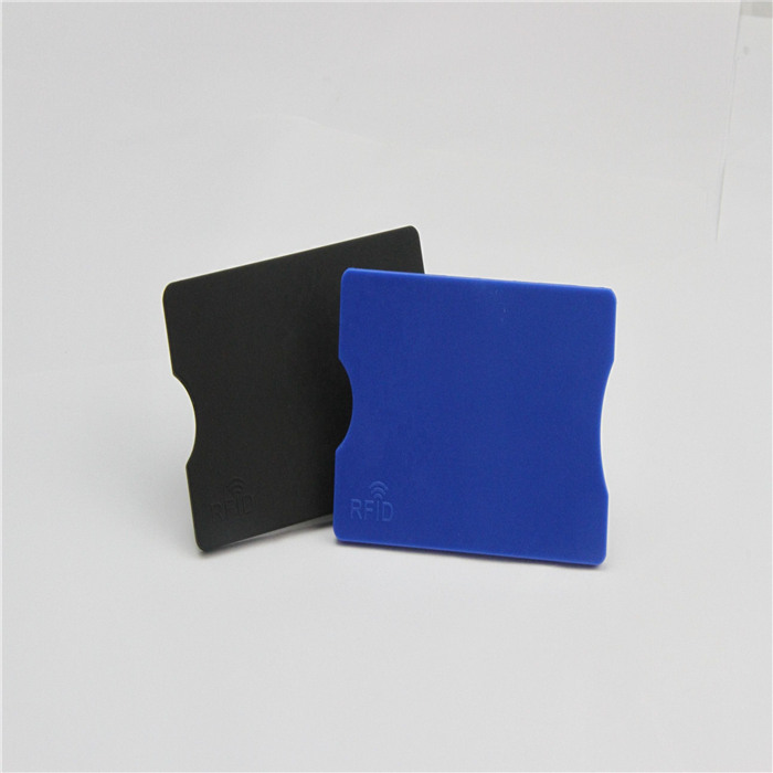 RFID Blocking ABS Sleeve πιστωτική κάρτα IC Metal Shielding Protector Card Sleeve Plastic