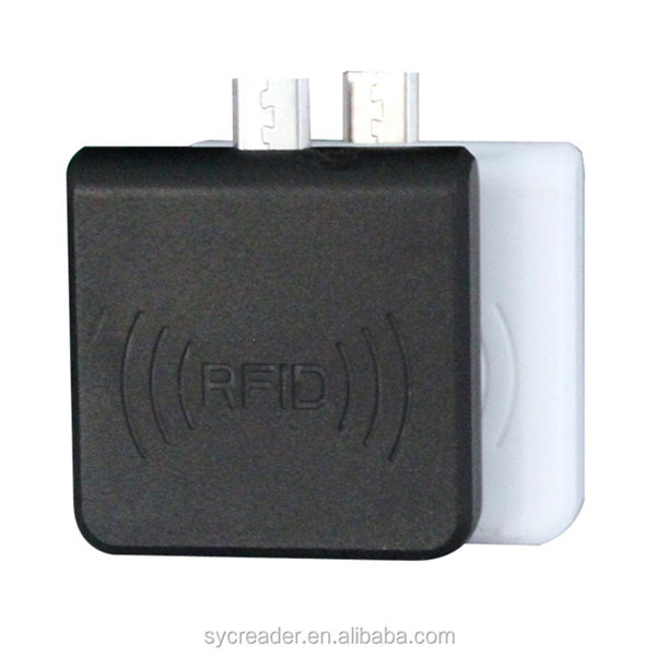 RFID কার্ড রিডার IC-Micro USB 13.56khz USB OTG ইন্টারফেস অ্যান্ড্রয়েড রিডার স্মার্ট কার্ড রিডার