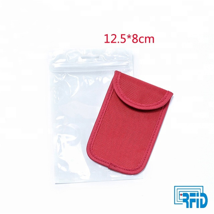 RFID Phone Notebook Car Key Keyless Entry Fob Signal Guard Blocker Black Red Blue Faraday Bag
