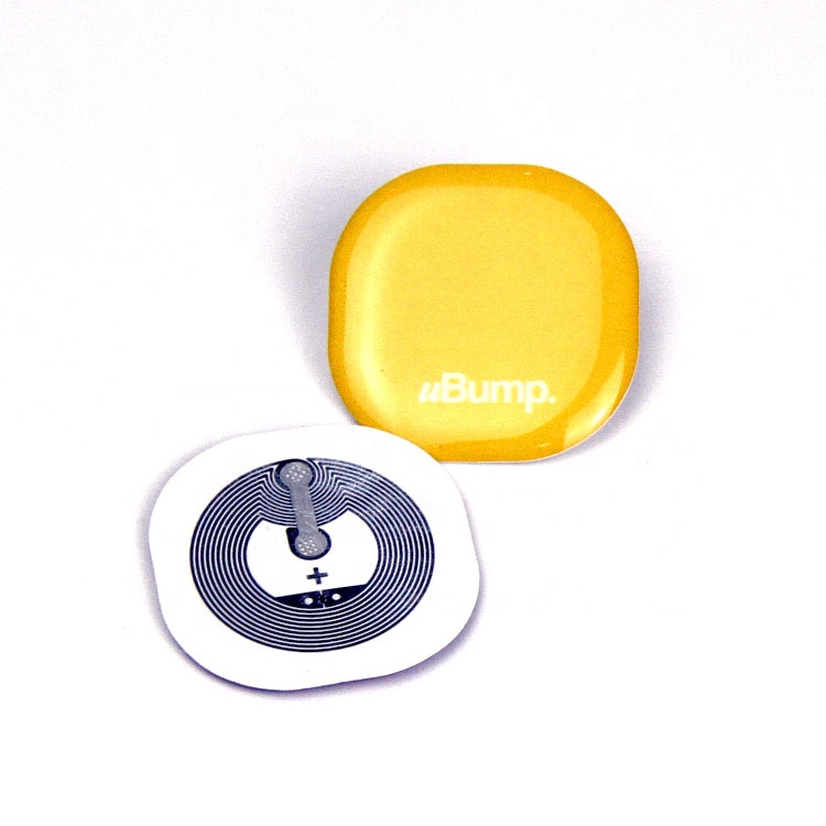 Social Media Information Exchange Waterproof RFID NFC Tags On-Metal Anti Metal Coin Epoxy RFID Sticker Tags