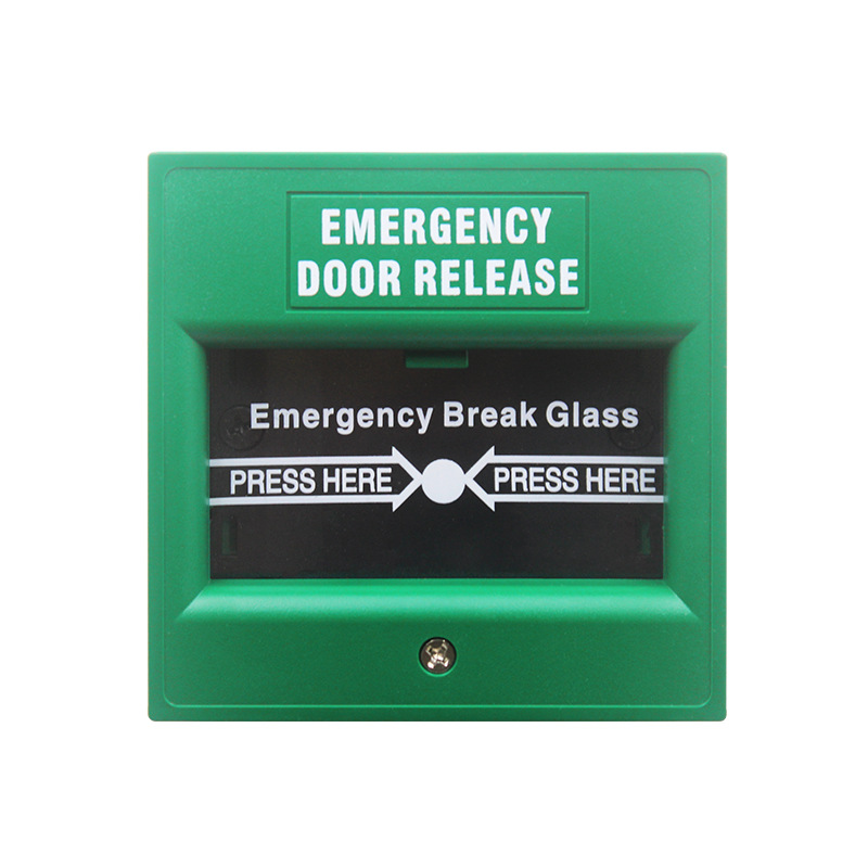 SPDT Break Glass Call Point Emergency Exit Push Button With Changeable Glass