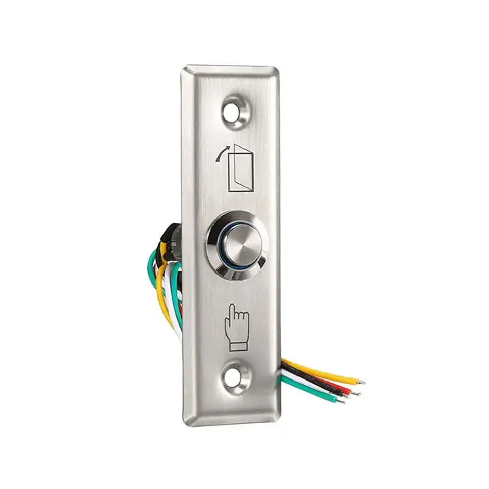 Stainless Steel Panel Door Release Button 12v Push Remote Switch Exit Button