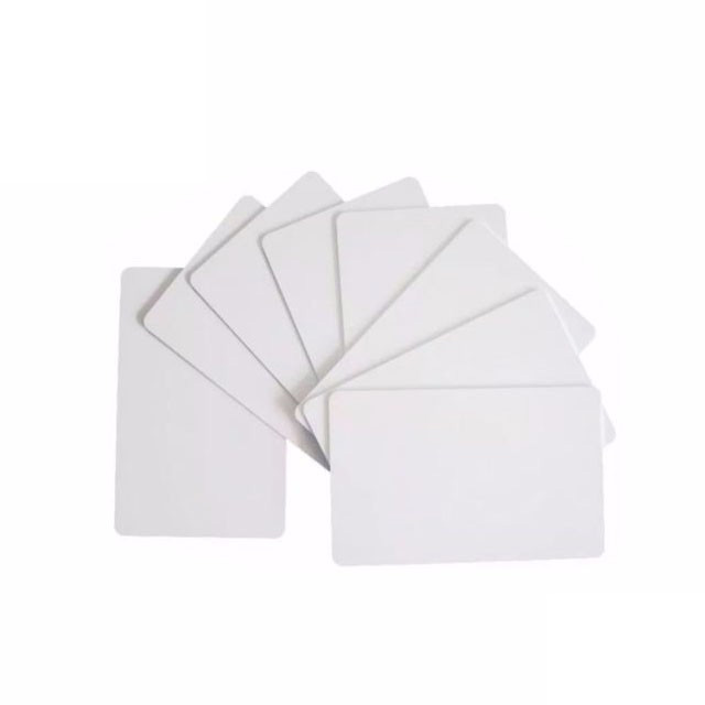 標準PVCブランク13.56mhzRFIDカードNFCホワイトカード
