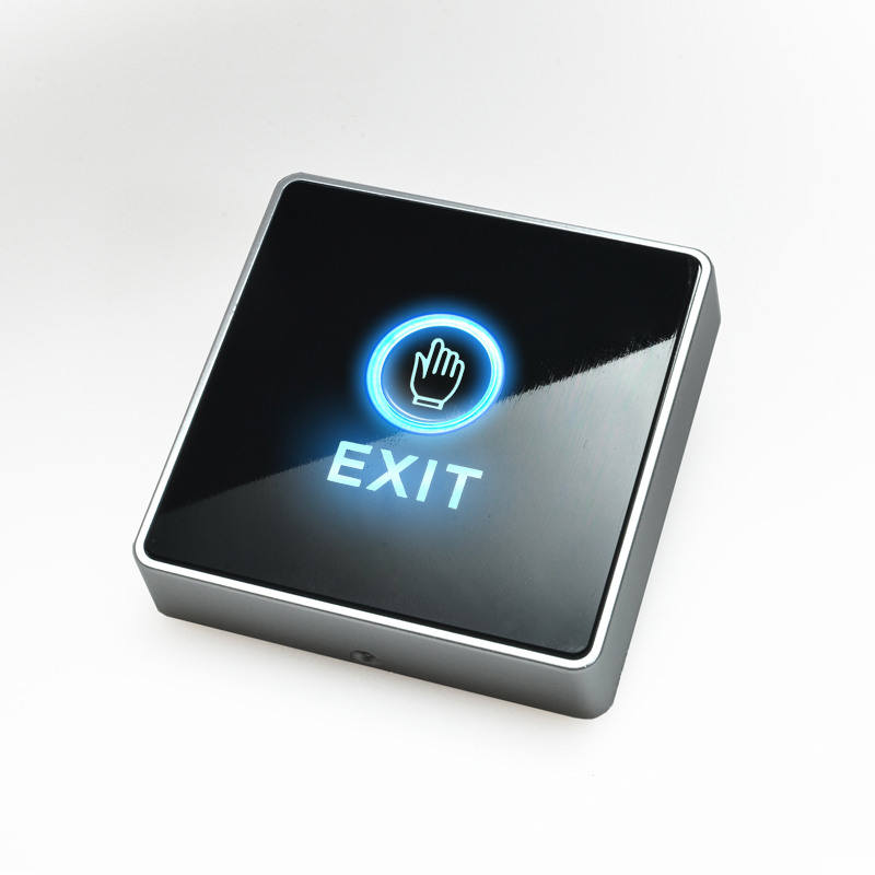 Surface Mount Touch To Exit Button with Backbox and LED Lights Indicator