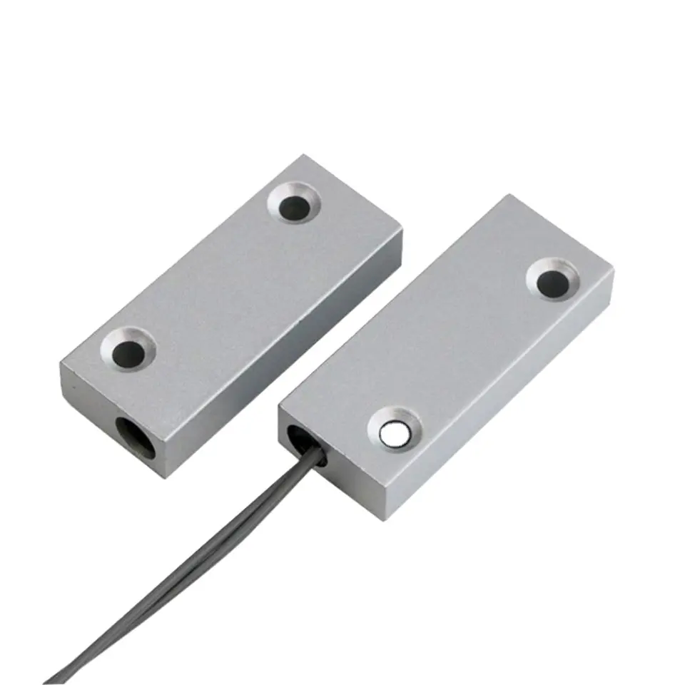 Surface Mounted Wired Magnetic Metal Alarm Door Window Sensor Detector Contact Switch