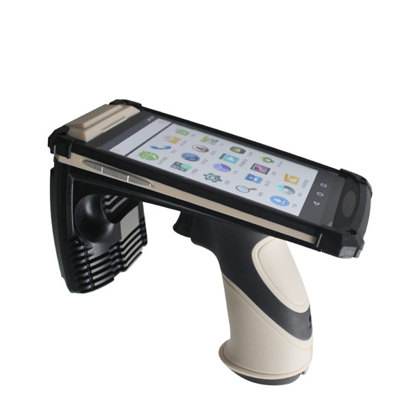 Android 6.0 UHF Handheld 1D 2D Barcode Scanner IP65 HD Display UHF RFID Hand Barcode Scanners
