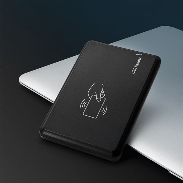 USB 125Khz RFID Card Reader စျေးသက်သာသော အိတ်ဆောင် Desktop RFID NFC Reader