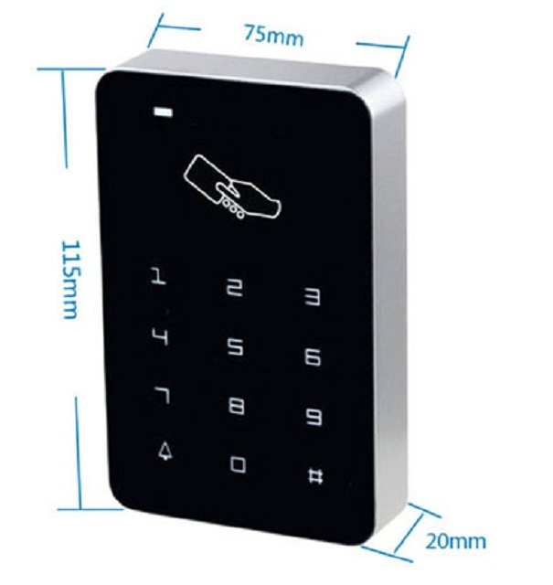 Tactus-screen keypad rfid card Reader Access Control