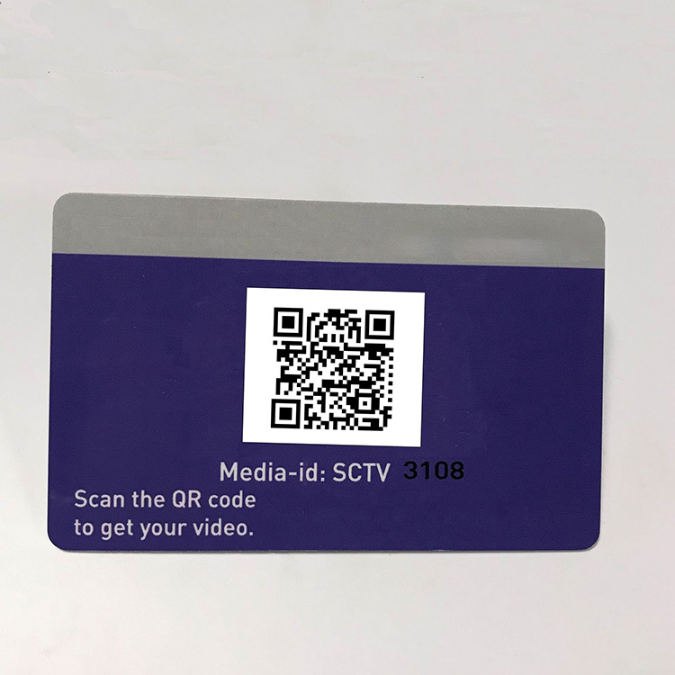 Unique QR Code Serial Number RFID Smart Hybrid Card LF HF UHF RFID Dual Frequency RFID Card