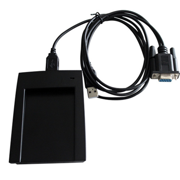 USB RS232 இடைமுகத்துடன் கூடிய W11A 13.56 14443A RFID NFC டெஸ்க்டாப் ரீடர் ரைட்டர்