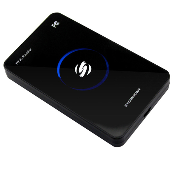 W80A nagy távolságú, 13,56 MHz-es USB IC-kártya RFID NFC olvasó író