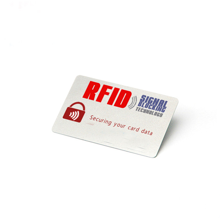 Portafoglio Protector Anti Thief PVC RFID Blocking Card RFID NFC Card Blocker