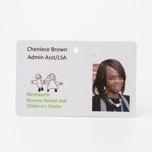 白いPVCカード写真印刷PVCカード