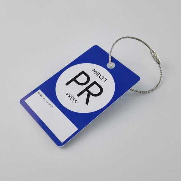 Promotion Gift Travel Hang Tag Luggage Bag Tag Airline Flight Crew Luggage Tags