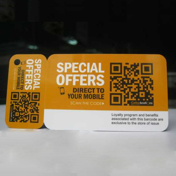 Κάρτα μέλους Plastic Loyalty Barcode Key Tag Combo Pvc Market