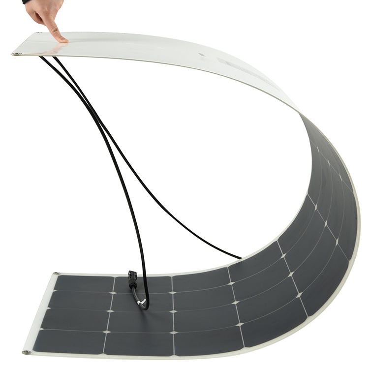 پنل خورشیدی تک کریستالی منعطف 100 واتی