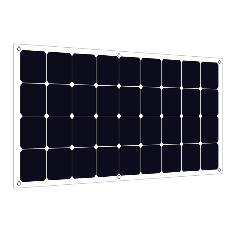 Ευέλικτο ηλιακό πάνελ 110w ETFE λεπτής μεμβράνης με κυψέλες Sunpower