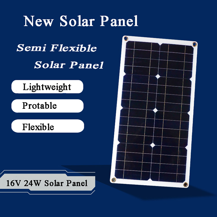 24w Mini Semi Flexible na Solar Panel