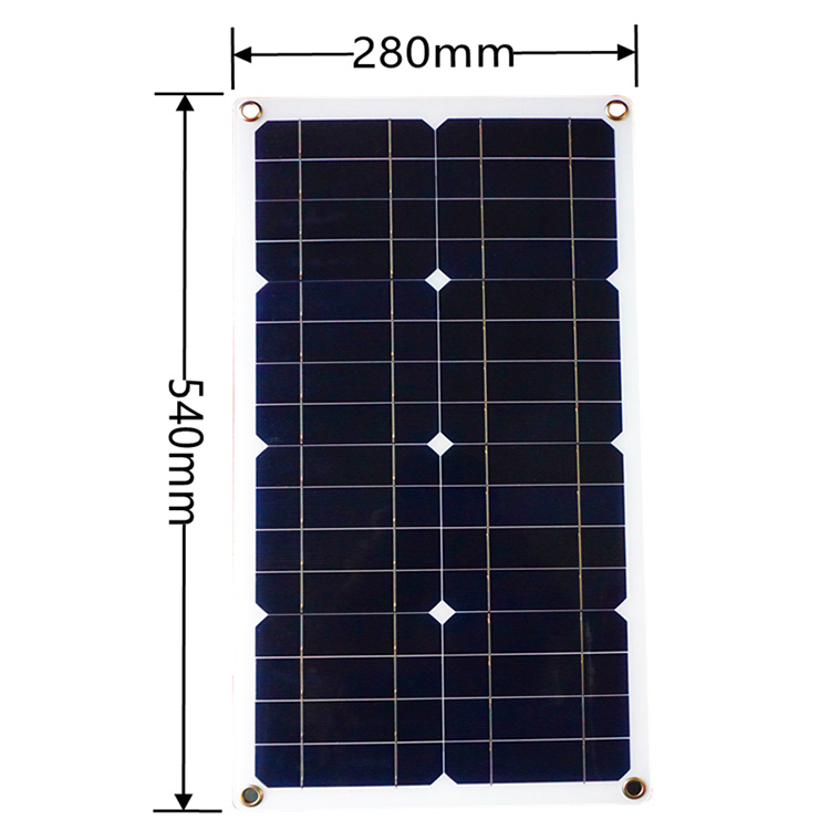 24W mini poloflexibilný solárny panel
