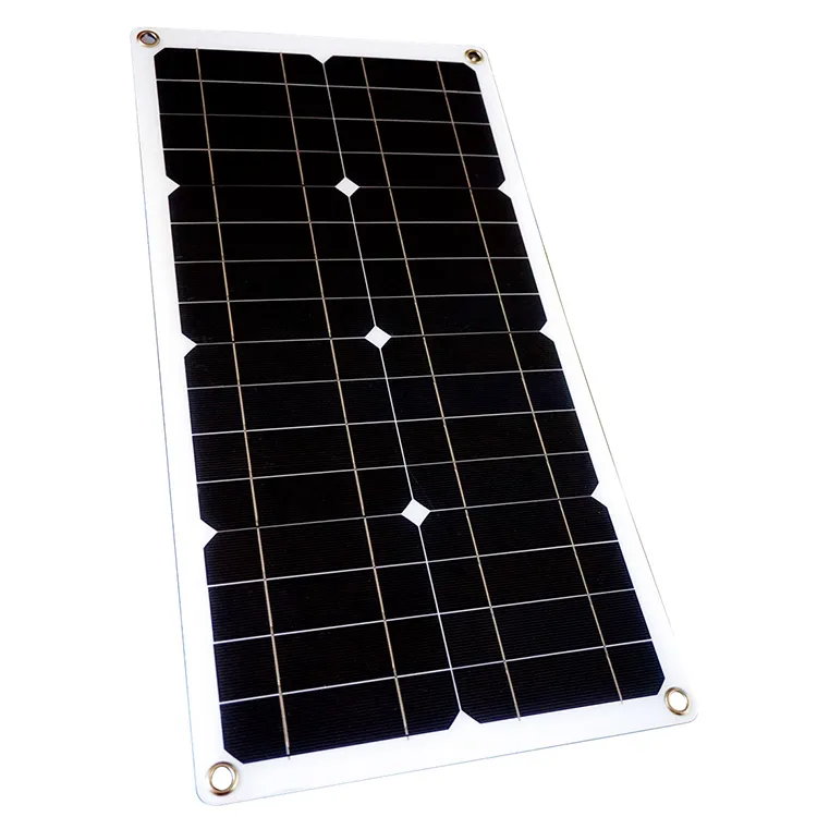 Mini panel solar semiflexible de 24w