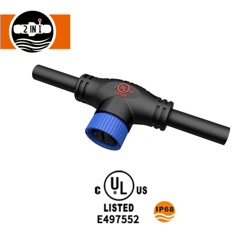 UL T-vorm M15 waterdichte connector