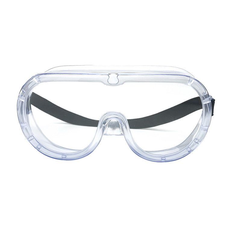 La característica de las gafas de seguridad