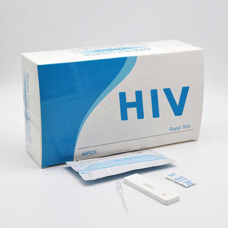 Aids 1+2 Disposable Blood Rapid Hiv Test Strip Kit - 0