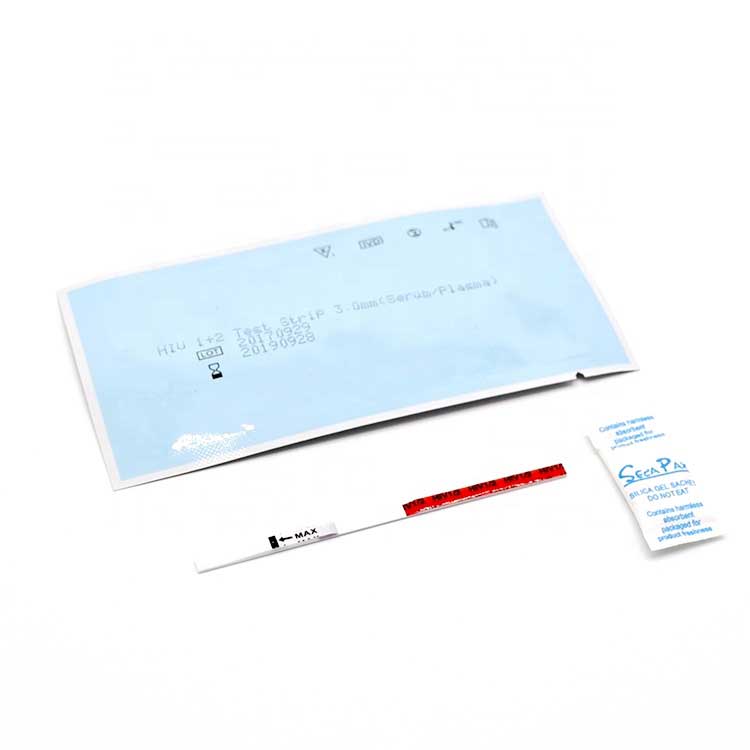 Aids 1+2 Disposable Blood Rapid Hiv Test Strip Kit - 1 