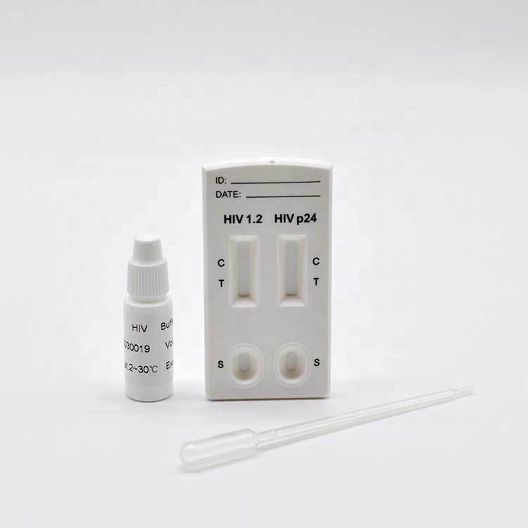Aids 1+2 Disposable Blood Rapid Hiv Test Strip Kit - 2 