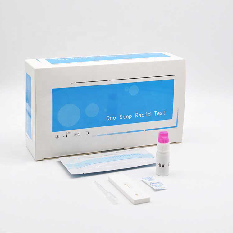 Aids 1+2 Disposable Blood Rapid Hiv Test Strip Kit - 3 
