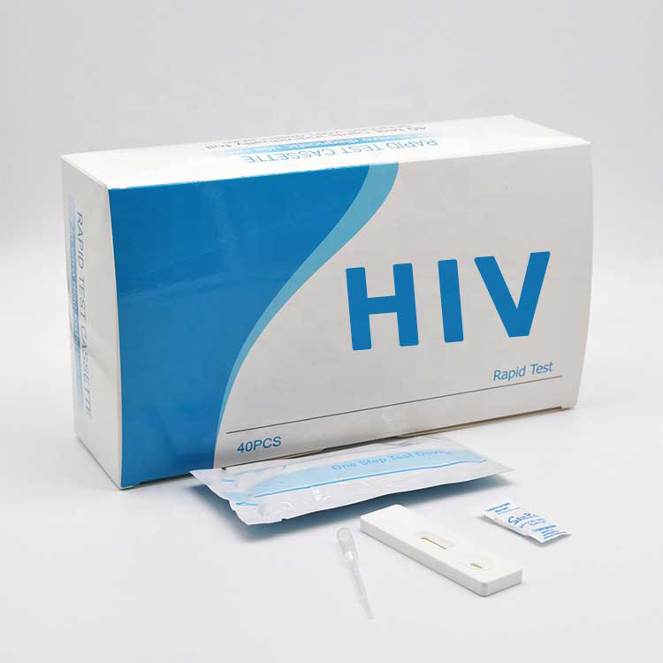 Aids 1+2 ඉවත දැමිය හැකි රුධිර වේගවත් Hiv පරීක්ෂණ තීරු කට්ටලය